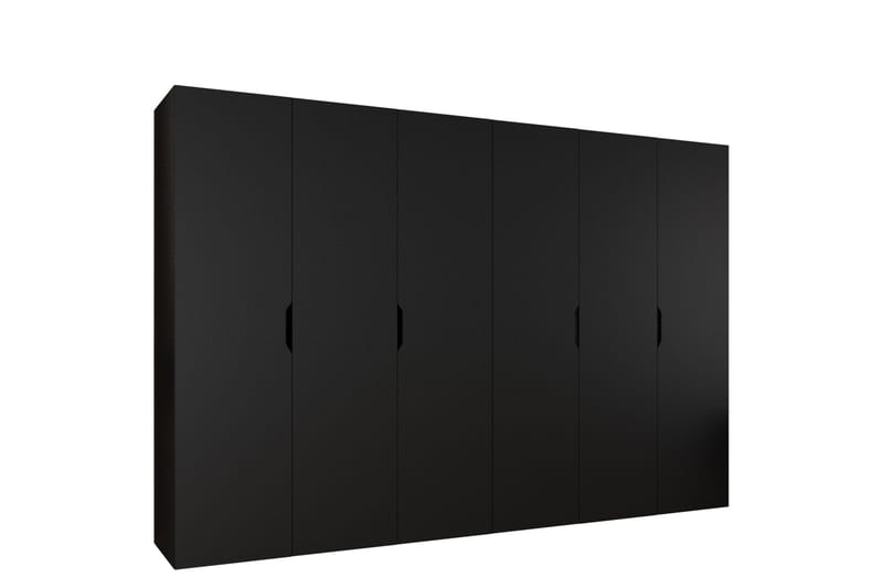 Abano Vaatekaappi 52x202 cm - Musta - Säilytys - Vaatesäilytys - Vaatekaappi