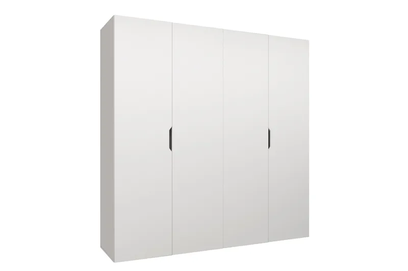 Abano Vaatekaappi 52x202 cm, Valkoinen