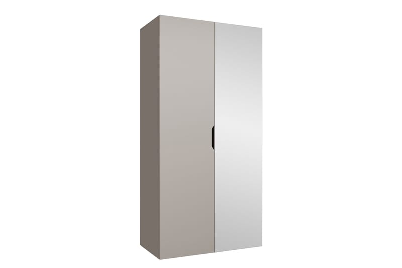 Abano Vaatekaappi Peilillä 52x202 cm, Beige