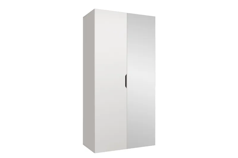 Abano Vaatekaappi Peilillä 52x202 cm, Beige