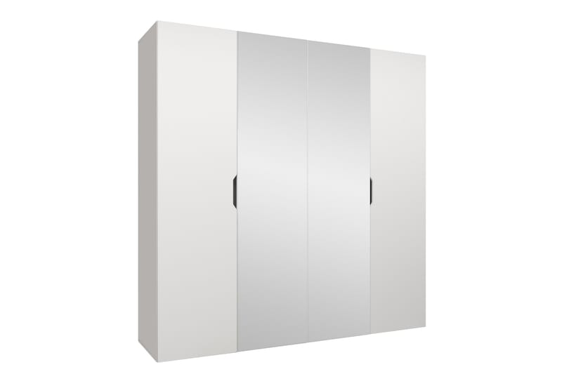 Abano Vaatekaappi Peilillä 52x202 cm - Vihreä - Säilytys - Vaatesäilytys - Vaatekaappi