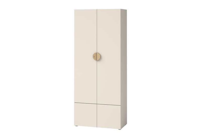 Adolfo Vaatekaappi 80x194 cm - Beige - Säilytys - Vaatesäilytys - Vaatekaappi