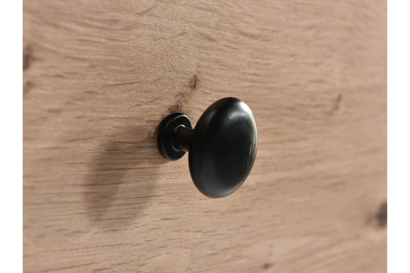 Aldbrough Vaatekaappi Peilillä 150x213 cm - Ruskea / Musta - Säilytys - Vaatesäilytys - Vaatekaappi