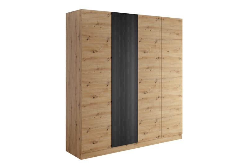 Amelus Vaatekaappi 205x220 cm - Ruskea - Säilytys - Vaatesäilytys - Vaatekaappi