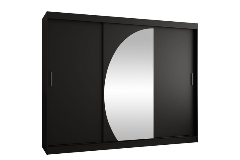 Amira Vaatekaappi Peilillä 250x200 cm - Ruskea - Säilytys - Vaatesäilytys - Vaatekaappi