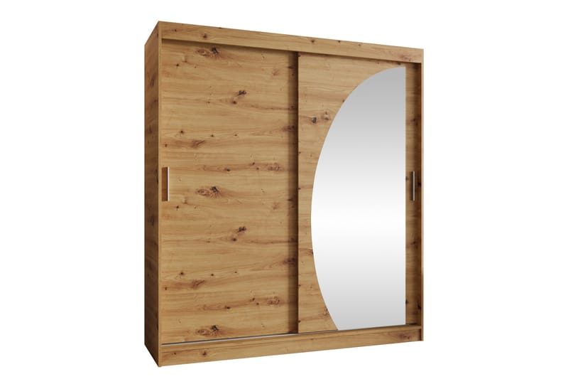 Amira Vaatekaappi Peilillä 180x200 cm - Säilytys - Vaatesäilytys - Vaatekaappi