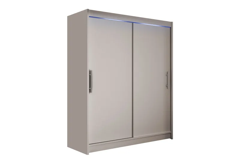 Bay Vaatekaappi 150x200 cm - Harmaa - Säilytys - Vaatesäilytys - Vaatekaappi