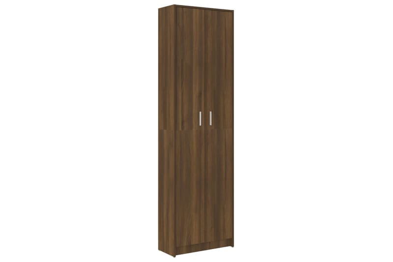 beBasic Eteisen vaatekaappi ruskea tammi 55x25x189 cm tekninen puu - Ruskea - Säilytys - Vaatesäilytys - Vaatekaappi