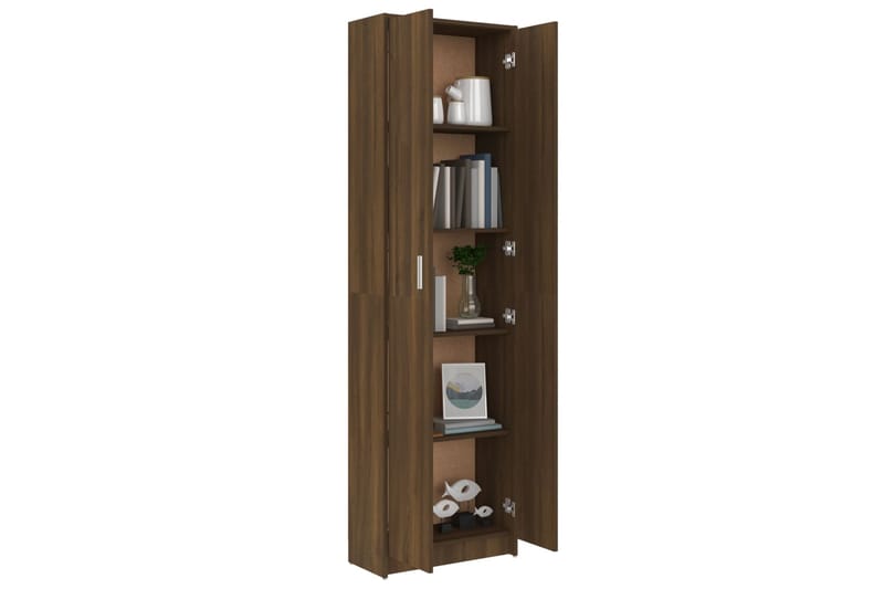 beBasic Eteisen vaatekaappi ruskea tammi 55x25x189 cm tekninen puu - Ruskea - Säilytys - Vaatesäilytys - Vaatekaappi