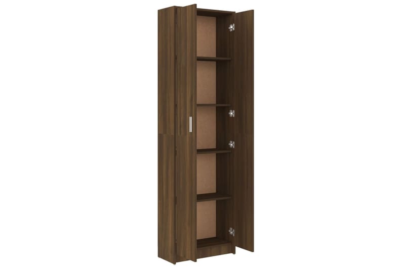 beBasic Eteisen vaatekaappi ruskea tammi 55x25x189 cm tekninen puu - Ruskea - Säilytys - Vaatesäilytys - Vaatekaappi