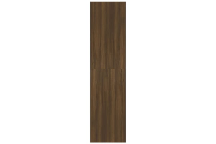 beBasic Vaatekaappi ruskea tammi 100x50x200 cm tekninen puu - Ruskea - Vaatekaappi