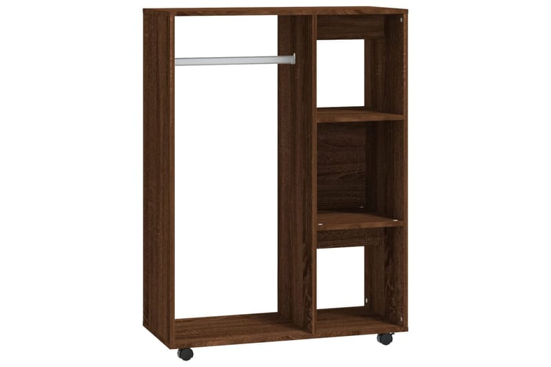 beBasic Vaatekaappi ruskea tammi 80x40x110 cm tekninen puu - Ruskea - Säilytys - Vaatesäilytys - Vaatekaappi