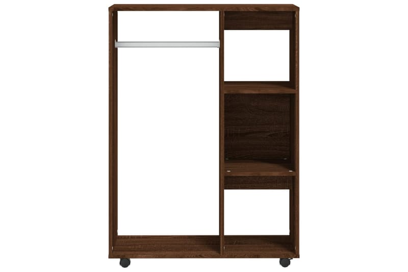 beBasic Vaatekaappi ruskea tammi 80x40x110 cm tekninen puu - Ruskea - Säilytys - Vaatesäilytys - Vaatekaappi