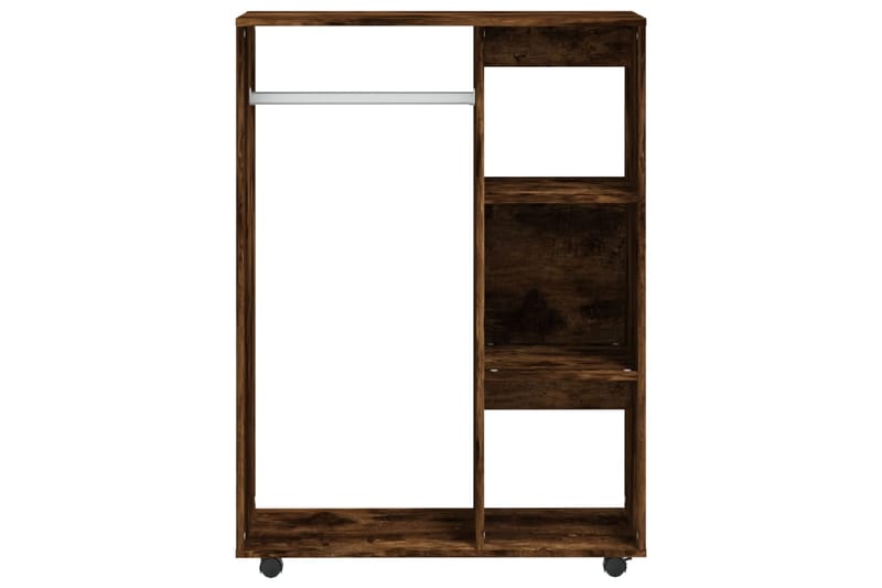 beBasic Vaatekaappi savutammi 80x40x110 cm tekninen puu - Ruskea - Säilytys - Vaatesäilytys - Vaatekaappi