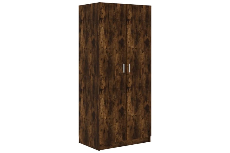 beBasic Vaatekaappi savutammi 80x52x180 cm tekninen puu - Ruskea - Säilytys - Vaatesäilytys - Vaatekaappi