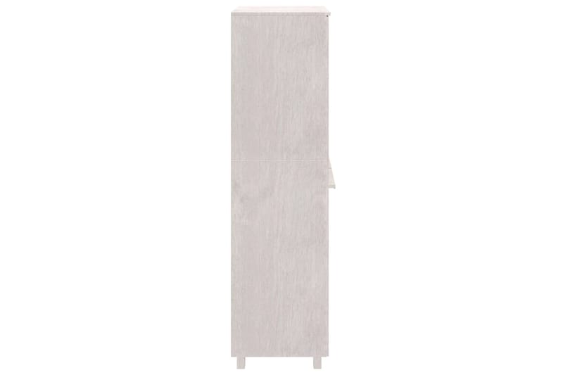 beBasic Vaatekaappi valkoinen 89x50x180 cm täysi mänty - Valkoinen - Säilytys - Vaatesäilytys - Vaatekaappi