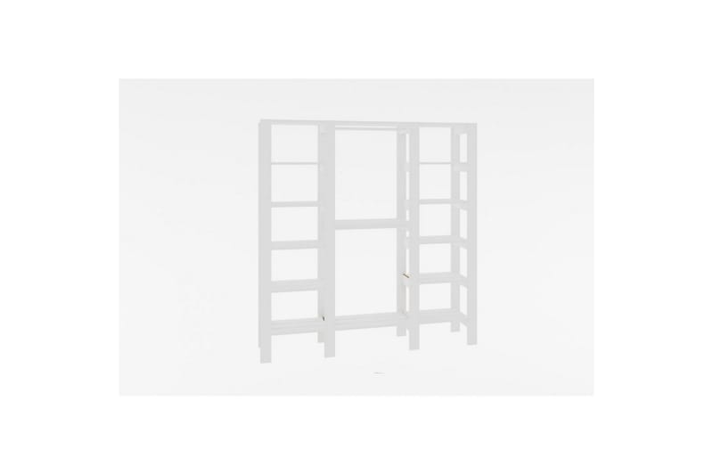 Bertoaria Vaatekaappi 161x180 cm, Valkoinen