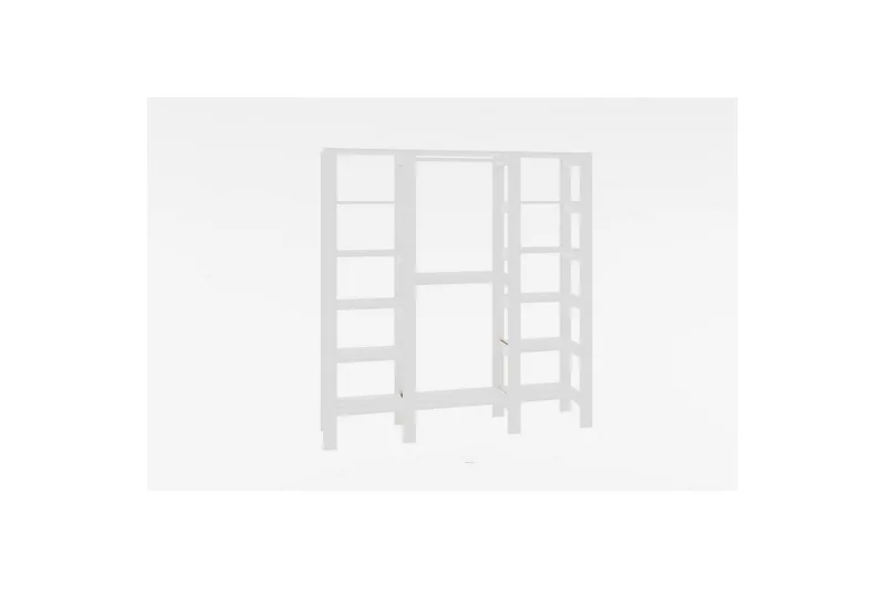 Bertoaria Vaatekaappi 161x180 cm, Valkoinen