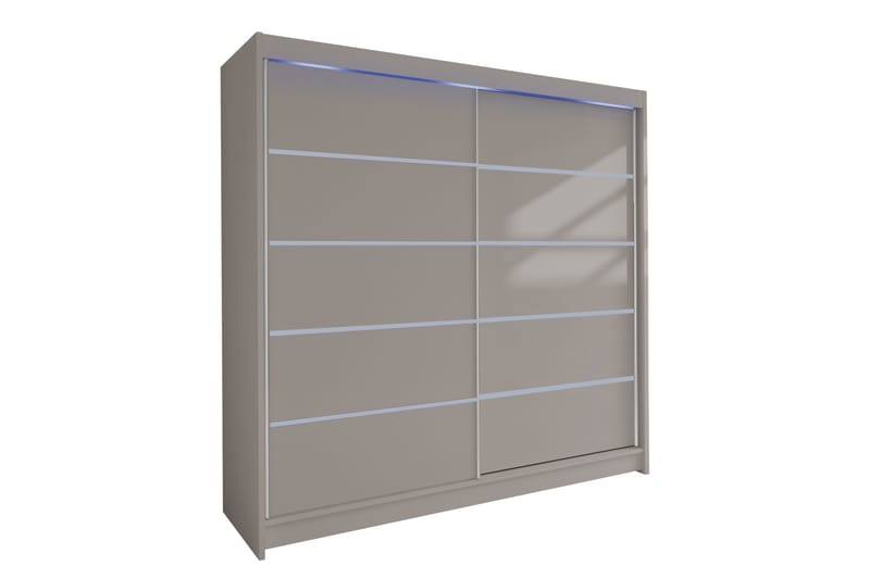 Canderbury Vaatekaappi 180x215 cm - Beige - Säilytys - Vaatesäilytys - Vaatekaappi