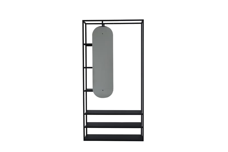 Classe Vaatekaappi 100x200 cm - Musta - Säilytys - Vaatesäilytys - Vaatekaappi