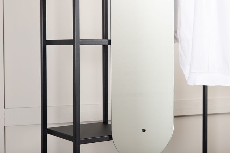 Classe Vaatekaappi 100x200 cm - Musta - Säilytys - Vaatesäilytys - Vaatekaappi