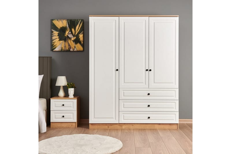Comfortale Vaatekaappi 52x150 cm - Musta/Tummanvärinen puu - Säilytys - Vaatesäilytys - Vaatekaappi