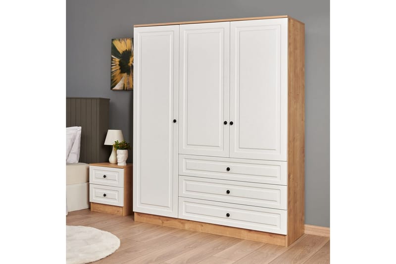 Comfortale Vaatekaappi 52x150 cm - Musta/Tummanvärinen puu - Säilytys - Vaatesäilytys - Vaatekaappi