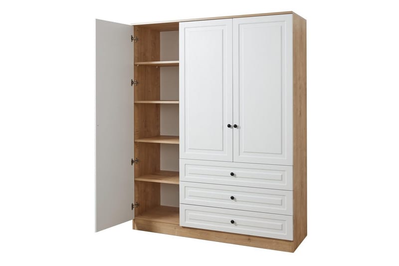 Comfortale Vaatekaappi 52x150 cm - Musta/Tummanvärinen puu - Säilytys - Vaatesäilytys - Vaatekaappi