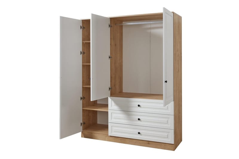 Comfortale Vaatekaappi 52x150 cm - Musta/Tummanvärinen puu - Säilytys - Vaatesäilytys - Vaatekaappi