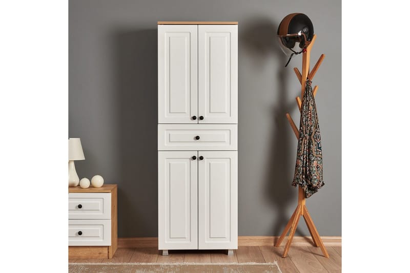 Comfortale Vaatekaappi 60x175 cm - Musta/Tummanvärinen puu - Säilytys - Vaatesäilytys - Vaatekaappi