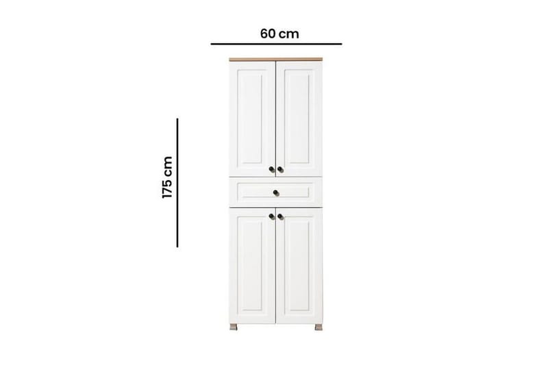 Comfortale Vaatekaappi 60x175 cm - Musta/Tummanvärinen puu - Säilytys - Vaatesäilytys - Vaatekaappi