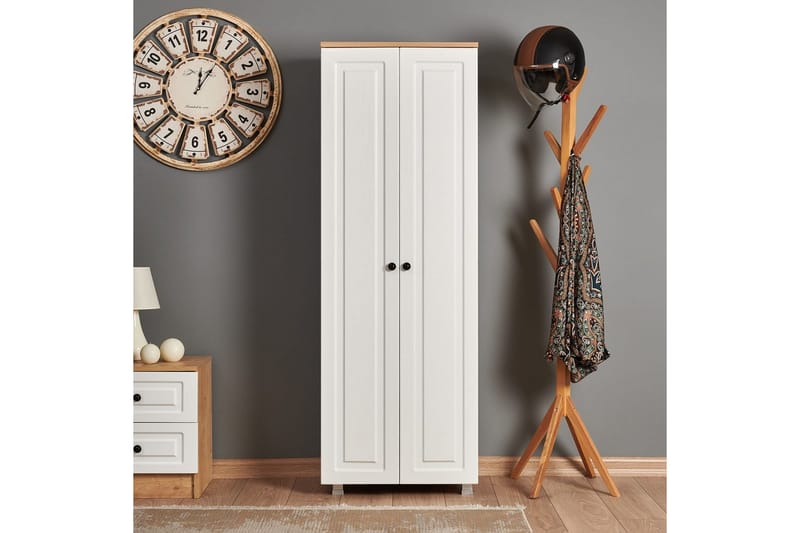 Comfortale Vaatekaappi 60x175 cm - Musta/Tummanvärinen puu - Säilytys - Vaatesäilytys - Vaatekaappi