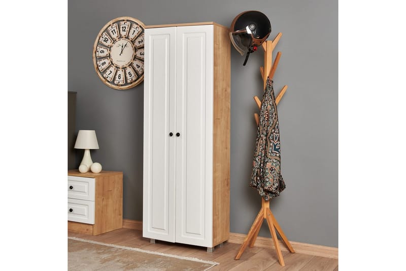 Comfortale Vaatekaappi 60x175 cm - Musta/Tummanvärinen puu - Säilytys - Vaatesäilytys - Vaatekaappi