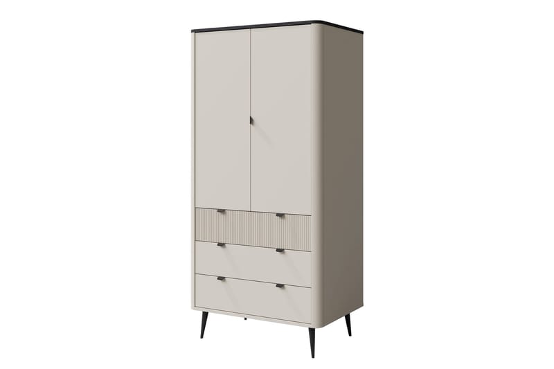 Cucina Vaatekaappi 90x191 cm, Beige/Harmaa