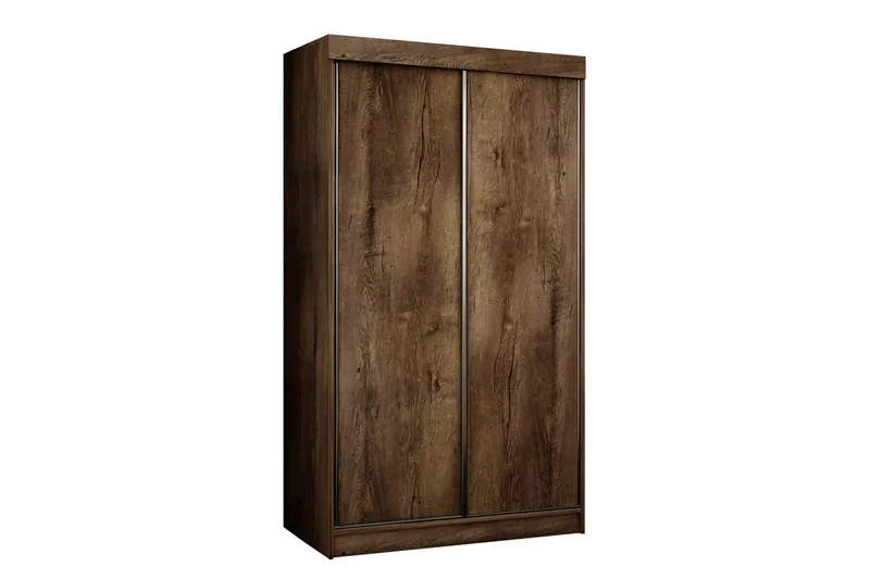 Dunkra Vaatekaappi 100x200 cm, Beige/Harmaa