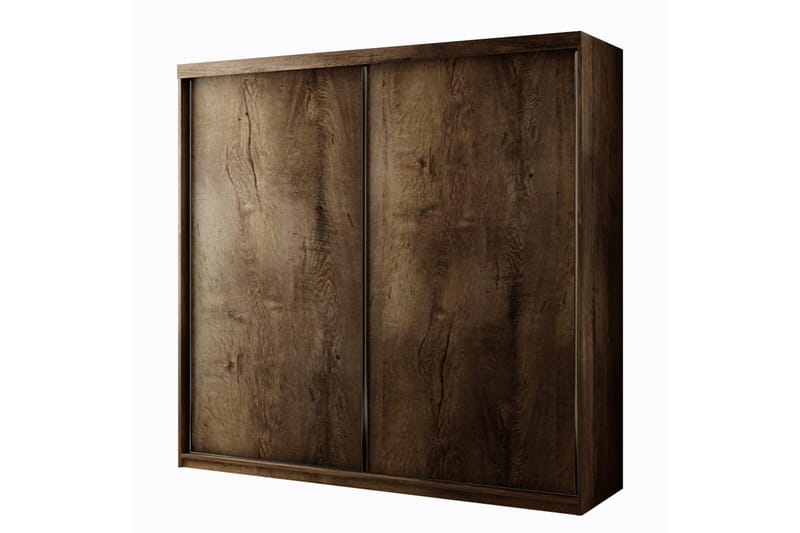 Dunkra Vaatekaappi 200x200 cm - Ruskea - Säilytys - Vaatesäilytys - Vaatekaappi