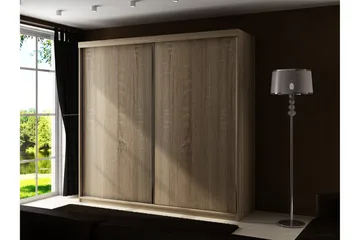 Dunkra Vaatekaappi 200x200 cm - Valkoinen - Säilytys - Vaatesäilytys - Vaatekaappi