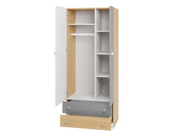 Elvaren Vaatekaappi 80 cm - Säilytys - Vaatesäilytys - Vaatekaappi