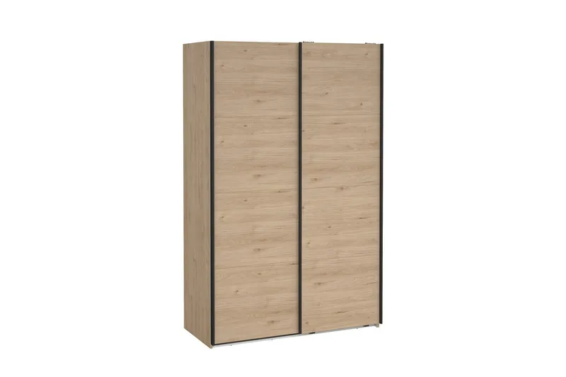 Elvos Vaatekaappi 139x220 cm - Luonnonväri - Säilytys - Vaatesäilytys - Vaatekaappi