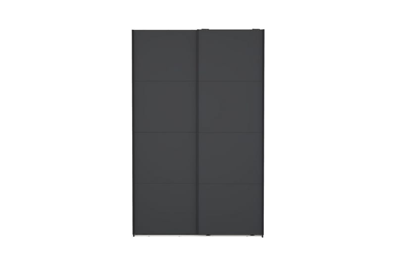 Elvos Vaatekaappi 139x220 cm - Musta - Säilytys - Vaatesäilytys - Vaatekaappi