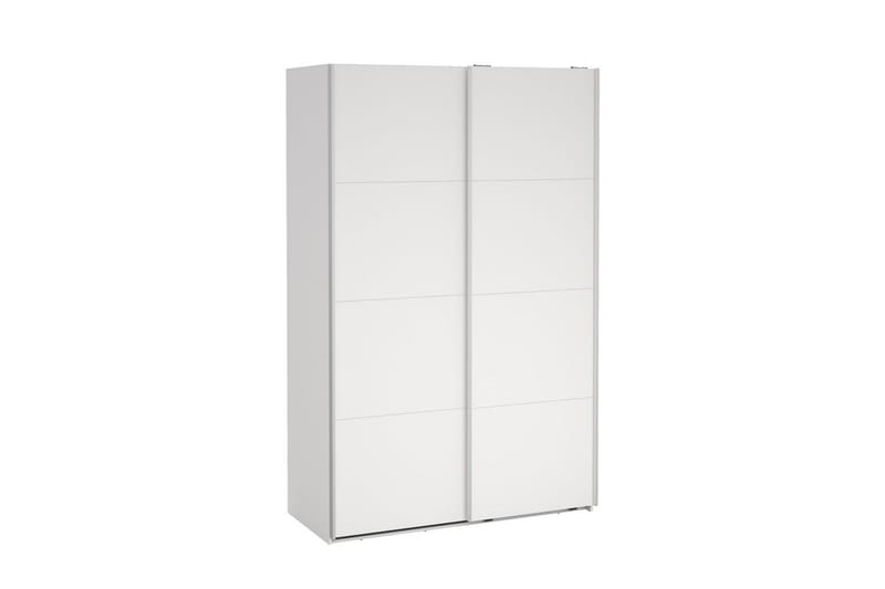 Elvos Vaatekaappi 139x220 cm - Valkoinen - Säilytys - Vaatesäilytys - Vaatekaappi