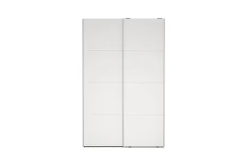 Elvos Vaatekaappi 139x220 cm - Valkoinen - Säilytys - Vaatesäilytys - Vaatekaappi