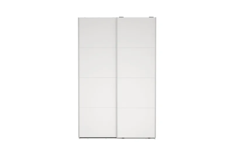 Elvos Vaatekaappi 139x220 cm - Valkoinen - Säilytys - Vaatesäilytys - Vaatekaappi