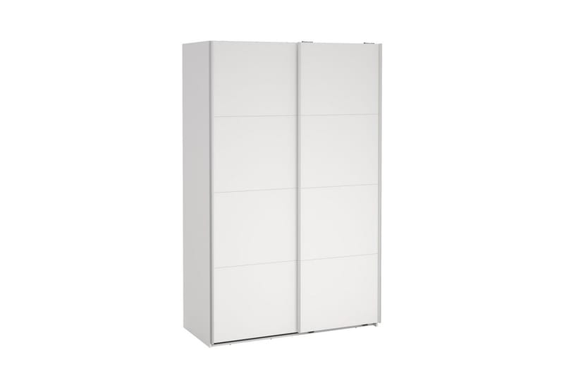 Elvos Vaatekaappi 139x220 cm - Valkoinen - Säilytys - Vaatesäilytys - Vaatekaappi