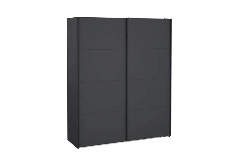 Elvos Vaatekaappi 179x220 cm - Harmaa - Säilytys - Vaatesäilytys - Vaatekaappi