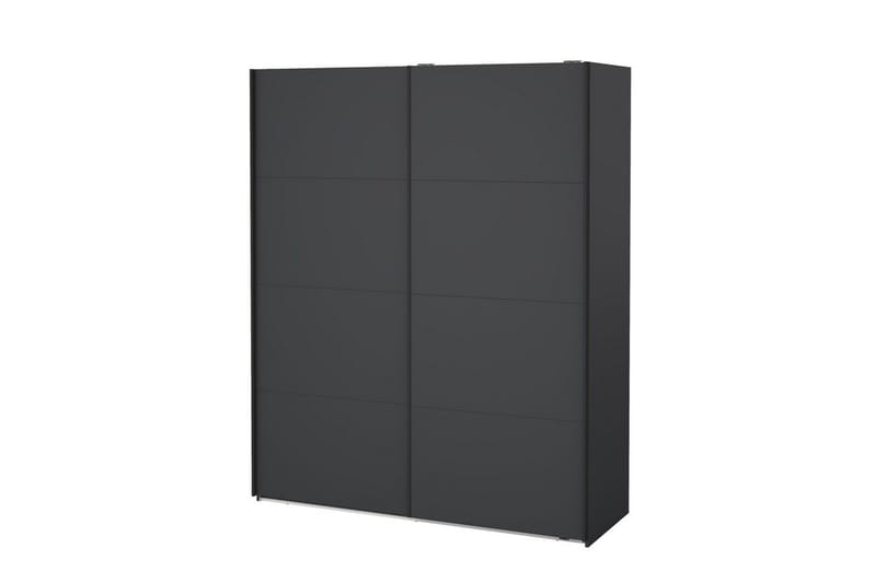 Elvos Vaatekaappi 179x220 cm - Harmaa - Säilytys - Vaatesäilytys - Vaatekaappi