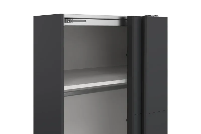 Elvos Vaatekaappi 179x220 cm - Harmaa - Säilytys - Vaatesäilytys - Vaatekaappi