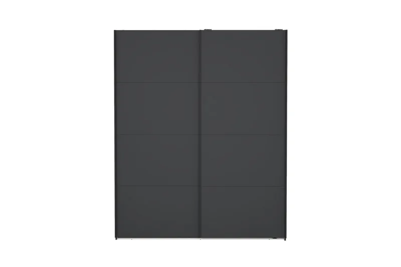 Elvos Vaatekaappi 179x220 cm - Harmaa - Säilytys - Vaatesäilytys - Vaatekaappi
