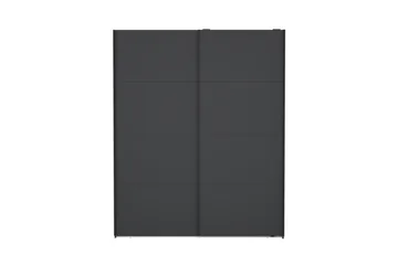 Elvos Vaatekaappi 179x220 cm - Harmaa - Säilytys - Vaatesäilytys - Vaatekaappi