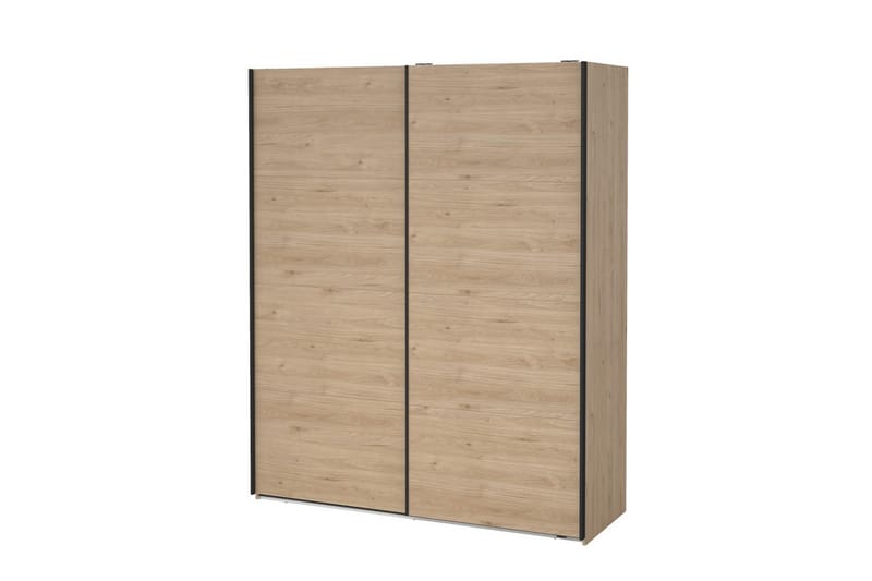 Elvos Vaatekaappi 179x220 cm - Luonnonväri - Säilytys - Vaatesäilytys - Vaatekaappi